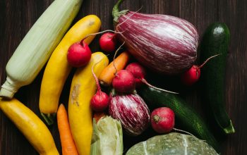 Mixture of colourful vegetables