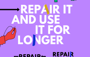 Repair day 2024 19th October. Text reads "Repair and use it for longer".