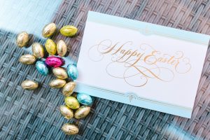 Easter Card and chocolate